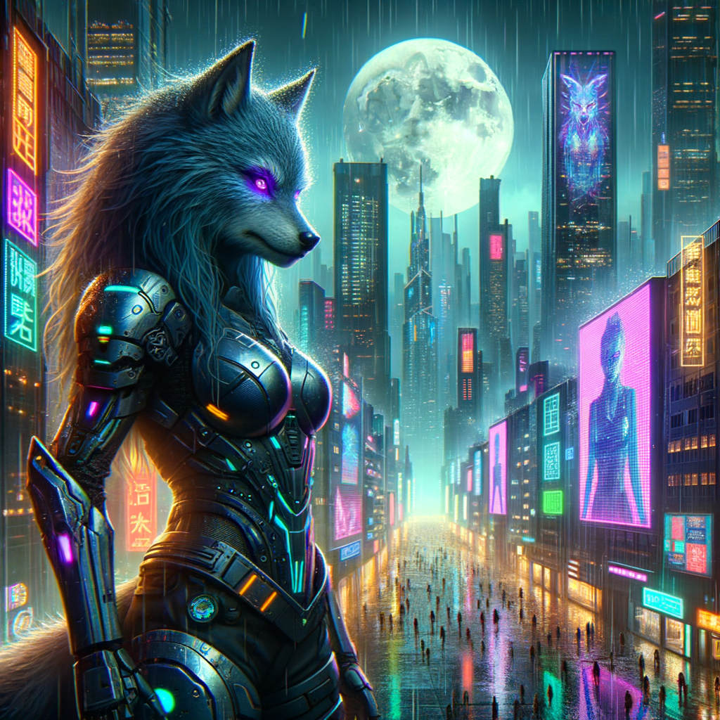 Lady Wolf Moon Enigma